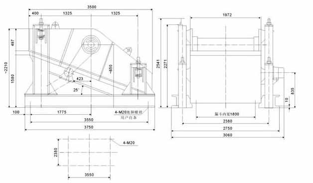 SZZ系列自定義中心振動篩結構圖